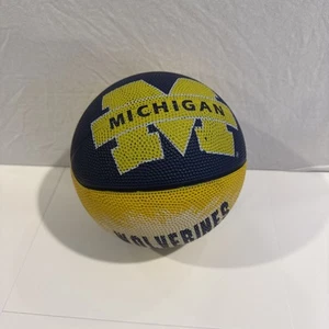 Michigan Wolverines Rhode Island Novelty Vintage Mini Basketball - Picture 1 of 10