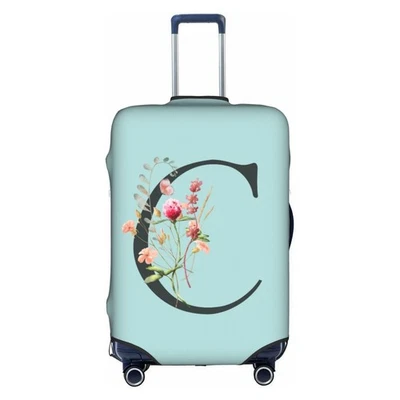 旅行行李箱盖蓝色行李箱保护袋防划伤可水洗25-28英寸 — 第 1/4 张图片