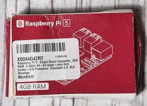 Raspberry Pi 5 4GB SDRAM 2,4 GHz HDMI, BLUETOOTH Einplatinencomputer OPEN BOX - Bild 1 von 5