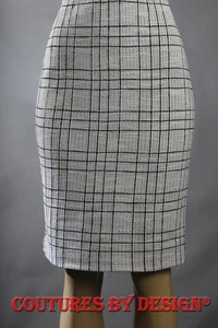 St John Knits Province Strickrock Farbe cremefarben, schwarz Größe Small neu mit Etikett UVP $ 545 - Bild 1 von 2