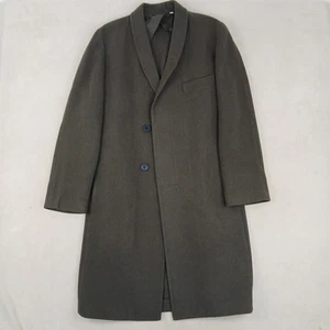 Uniqlo Lemaire Medium Trench Coat Wool Cashmere Blend Olive Green 21x42 - Picture 1 of 13