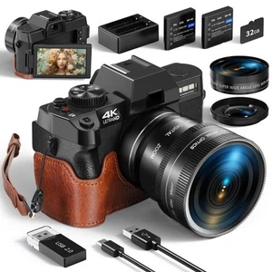 Digital Camera for Photography and Video,4K 48MP Vlogging Camera for YouTube ... - Picture 1 of 7