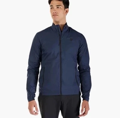 Brand New FOX Racing Mens Ranger Cycling/MTB Wind Jacket $120 Med Midnight Blue - Image 1 of 4