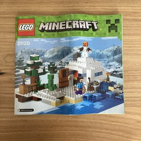 Lego Minecraft 21120 The Snow Hideout Instruction Manual Only