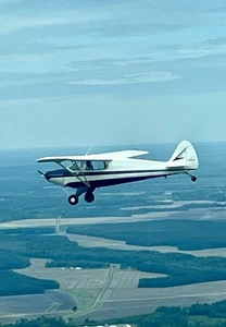 Piper PA-12 Super Cruiser Private Aircraft Wood Model Free Shipping Regular New - Picture 1 of 2