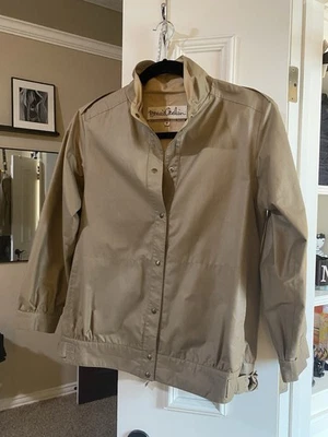 Chaqueta Bonnie Cashin *Solo Vibraciones para Miembros* Dos Tonos Tostado Talla 14 Grande Foto 1 de 4