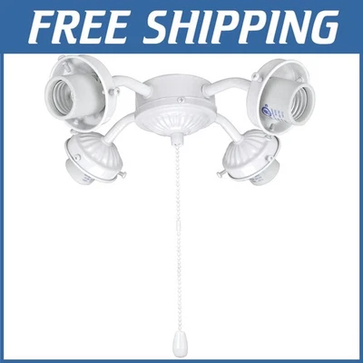 Transitional Style 4-Light Ceiling Fixture - Image 1 of 4