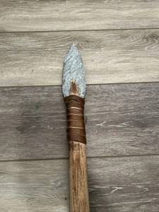 Vintage Movie Prop Stone Spear Plastic Weapon 1950s 67” Long - Picture 1 of 10
