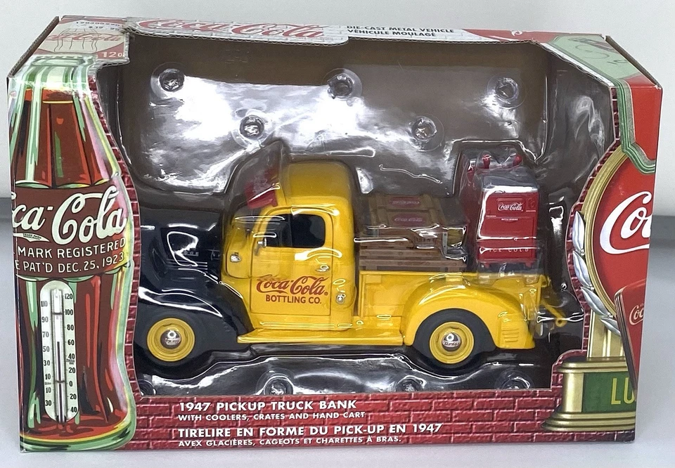 Camioneta pickup Chrysler 1947 Coca Cola Bank fundida a presión nueva de colección 2000 Foto 1 de 1