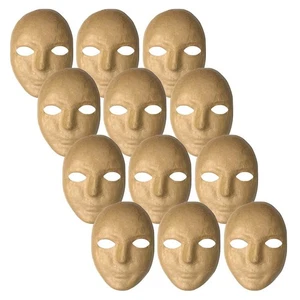 Máscara Creativity Street Paper Maché 8" x 5-1/4" Pack de 12 (CK-4190-12) - Imagen 1 de 4