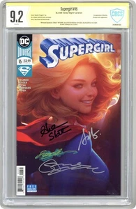 Supergirl #16B Lau Variant CBCS 9.2 SS Artgerm/ Orlando/ Slater/ Henriques 2017 - Picture 1 of 1