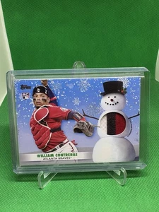 Mega parche William Contreras RC 2021 Topps Walmart Holiday #9/10 - Imagen 1 de 2