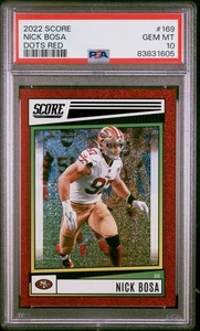 Puntuación Panini 2022 #169 Nick Bosa 49ers puntos rojos PSA 10 - Imagen 1 de 2
