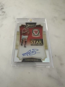 2016-17 Panini Select Gareth Bale Emerging Star Orange Silver Auto /45 Wales - Picture 1 of 3