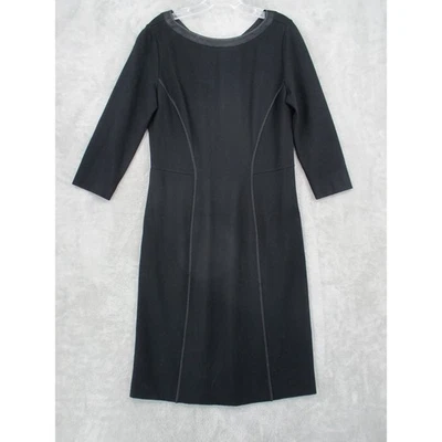 Vestido Piazza Sempione para mujer 46 EE. UU. 10 funda tejido elástico oficina carrera negro Foto 1 de 4