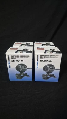 Konvolut 4x Basetech Classic BS-WC-01 Webcam 640x480 Kamera Posten USB Überwachu - Bild 1 von 4