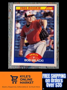 Bob Milacki Baltimore Orioles 1989 Score Rookie #651 - Picture 1 of 5