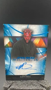 2024 Topps Star Wars Masterwork Ray Park As Darth Maul Auto /99 #A-RP #10484 S - Picture 1 of 2