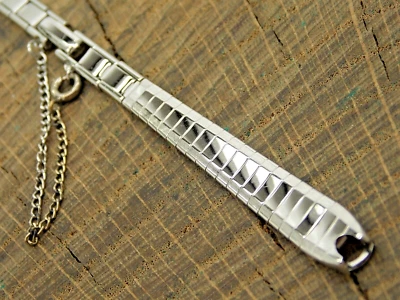 De colección JB Champion EE. UU. Cierre de Mariposa Anillo en C Lleno de Oro Sin Usar Correa de Reloj Nuevo de Lote Antiguo Foto 1 de 4