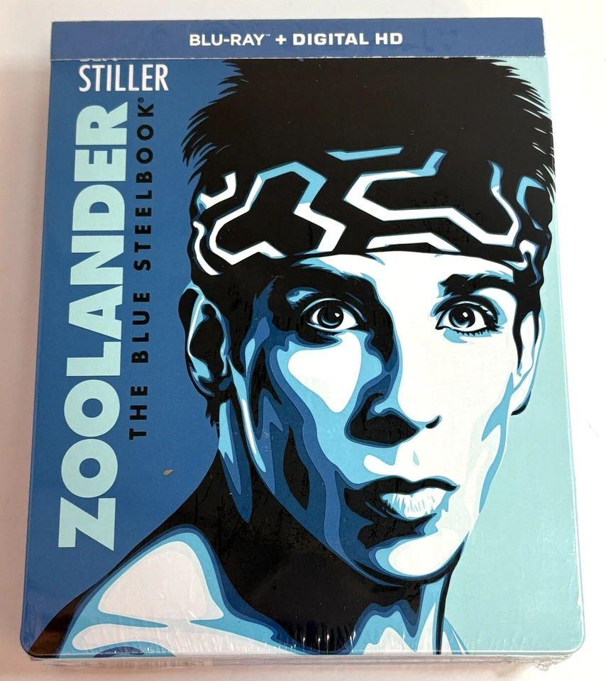Zoolander Blu-ray Digital HD The Blue Steelbook Hair Headband