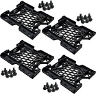 4 Pcs 2.5“ or 3.5” to 5.25“ SDD HDD Mounting Bracket, Hard Disk Drive Bays Holde