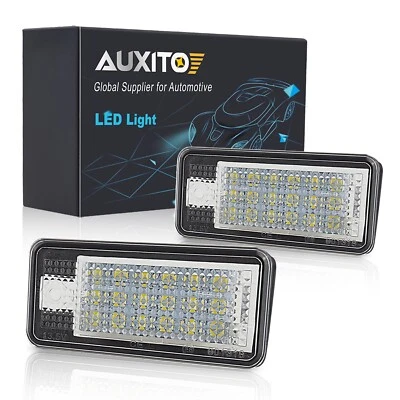 Luz de matrícula LED para Audi A3 A4 S3 S4 A6 S6 Q7 RS4 CANBUS sin errores EE. UU. Foto 1 de 4
