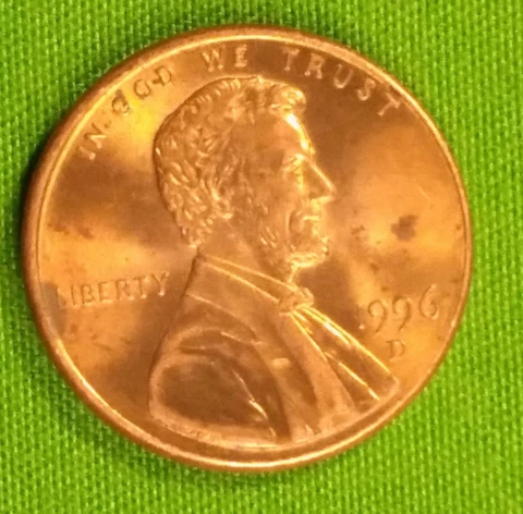 1996 d penny close AM - RARE SHIPS FREE!!! Cover
