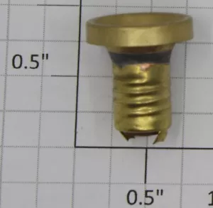 Lionel 257-5 Brass Boiler Front Light Socket fits 257, 384 - Picture 1 of 3