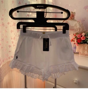 NWT Polo Ralph Lauren Big Girls Ruffled Cotton Mesh Shorts Size XL/16 Years Old - Picture 1 of 4