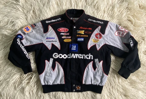 Chase Authentics NASCAR Kevin Harvick GM Goodwrench Sharktooth Jacket Mens XL Cover