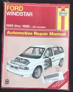Haynes Automotive Repair Manual Ford Windstar 1995 - 1998 All Models - Imagen 1 de 4