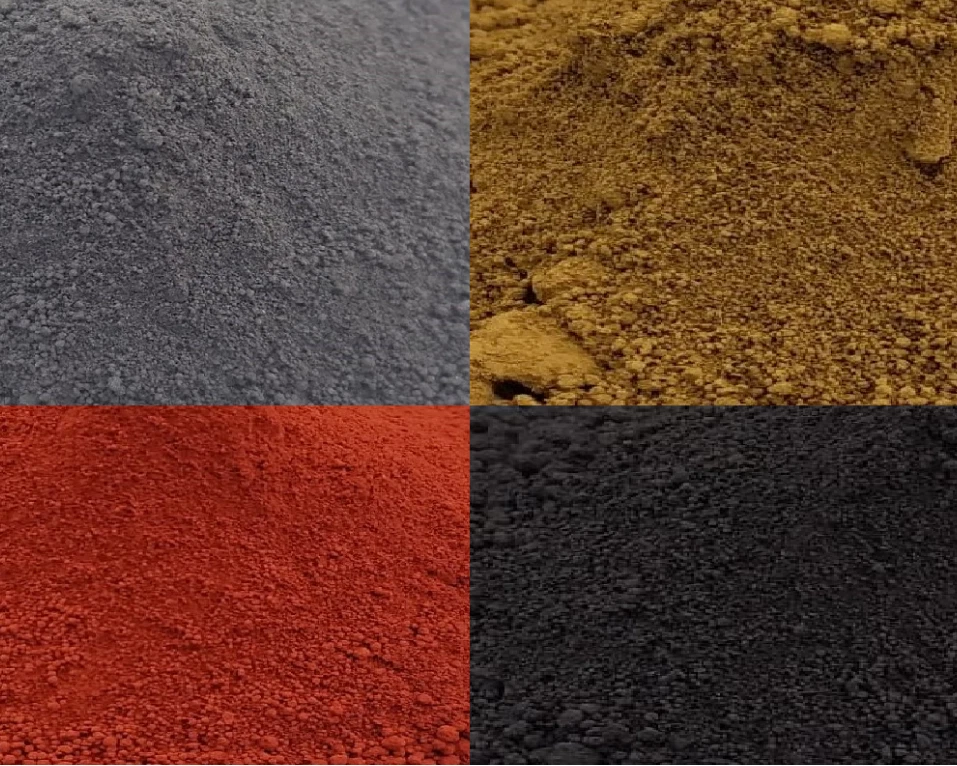 Dye Pigment Colour Powder for cement concrete mortar grout:CharcoalBlackYork buf
