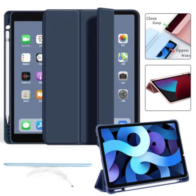 10.2 Case For iPad 9th 8th 7th 6th 5th Gen Flip Leather Stand Case W/Pencil Slot - Image 1 of 4