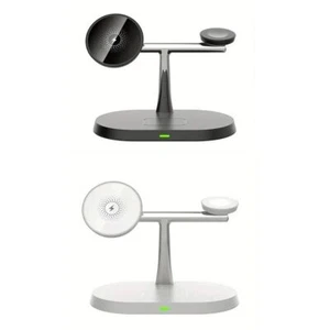 3 IN 1 Functionality Magnetic Wireless Charger Magnetic Charger Dock Office - Photo 1 sur 14