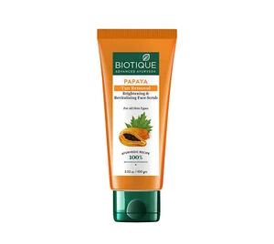 Biotique Papaya Tan Removal Brightening & Reviatalizing Face Scrub -50g -Free Sp - Picture 1 of 6
