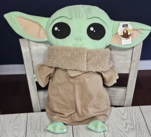 Star Wars Baby Yoda Mandalorian LARGE 18” Pillow Buddy Disney Plush New w/ Tags! - Picture 1 of 13