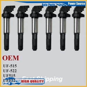 6 igniti0n c0ils f0r BMW 325i 328i 330i 530i X3 X5 X6 UF515 UF522 - Picture 1 of 10