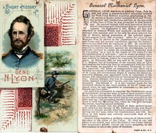 N114 Duke, History Of Generals, Civil War, 1888, Lyon, Gen N. (B)