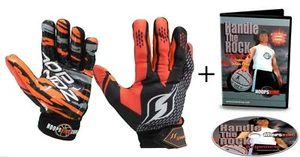 Hoop Handz Weighted Basketball Training Gloves w/ Beginner Dribbling DVD - Imagen 1 de 10