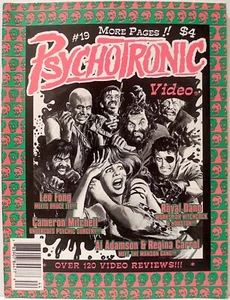 Psychotronic Video #19 Cameron Mitchel Royal Dano Leo Fong Al Adamson - Picture 1 of 2
