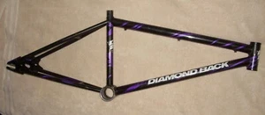 Vintage 1993 Diamondback Viper F/W Black Burple 21" Top Tube Frame BMX Bike - Picture 1 of 10