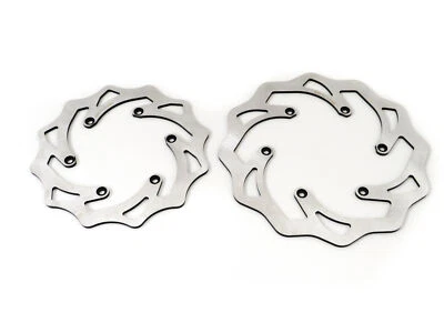 Front & Rear Brake Disc Wavy For HUSQVARNA FC FE FS TC TE 125 250 300 350 450 50 — 第 1/3 张图片