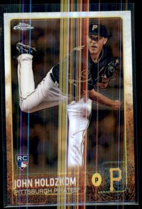 2015 Topps Chrome John Holdzkom RC Pittsburgh Pirates #128