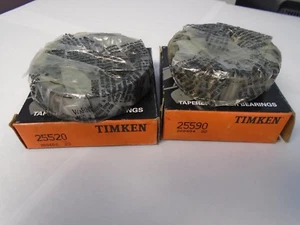 TIMKEN TAPERED ROLLER BEARING 25520-25590 CUP AND CONE SET - Picture 1 of 1