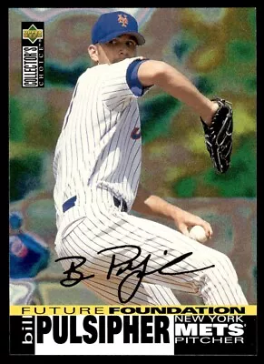 1995 Collector's Choice Future Foundation Bill Pulsipher New York Mets #35 - Image 1 of 2