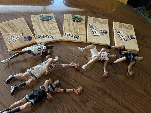 Lot of 5 McFarlane Memphis Grizzlies Loose Figures - Conley, Pau Gasol, Willaims Cover