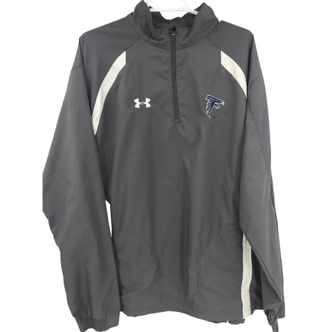 Under Armour Atlanta Falcons Sweater Mens Extra Large Gray Sweatshirt Pullover Cover