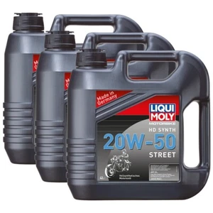 3x LIQUI MOLY 3817 Aceite Motor HD Synth 20W-50 Harley Davidson - Imagen 1 de 2