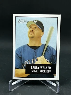 2003 Bowman Heritage Baseball Larry Walker Card #120 - Image 1 of 2