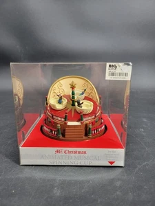 New in Box Mr. Christmas Animated Musical Spinning Cup From 2011 - Working - Picture 1 of 24